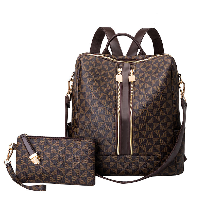 Mini Backpack Purse - 2pcs 배낭 및 핸드백 세트, 여성용,