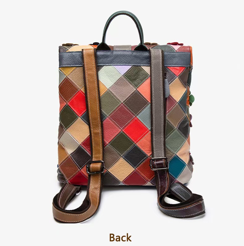 빈티지 여성 정품 가죽 백팩 꽃무늬 리얼 소가죽 숄더백 - Leather Backpack Vintage 리뷰 및 가격