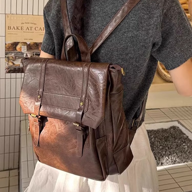 여성 캐주얼 배낭 PU 가죽 학교 배낭 십대 소녀 여행 - Leather Backpack Vintage 리뷰 및 가격