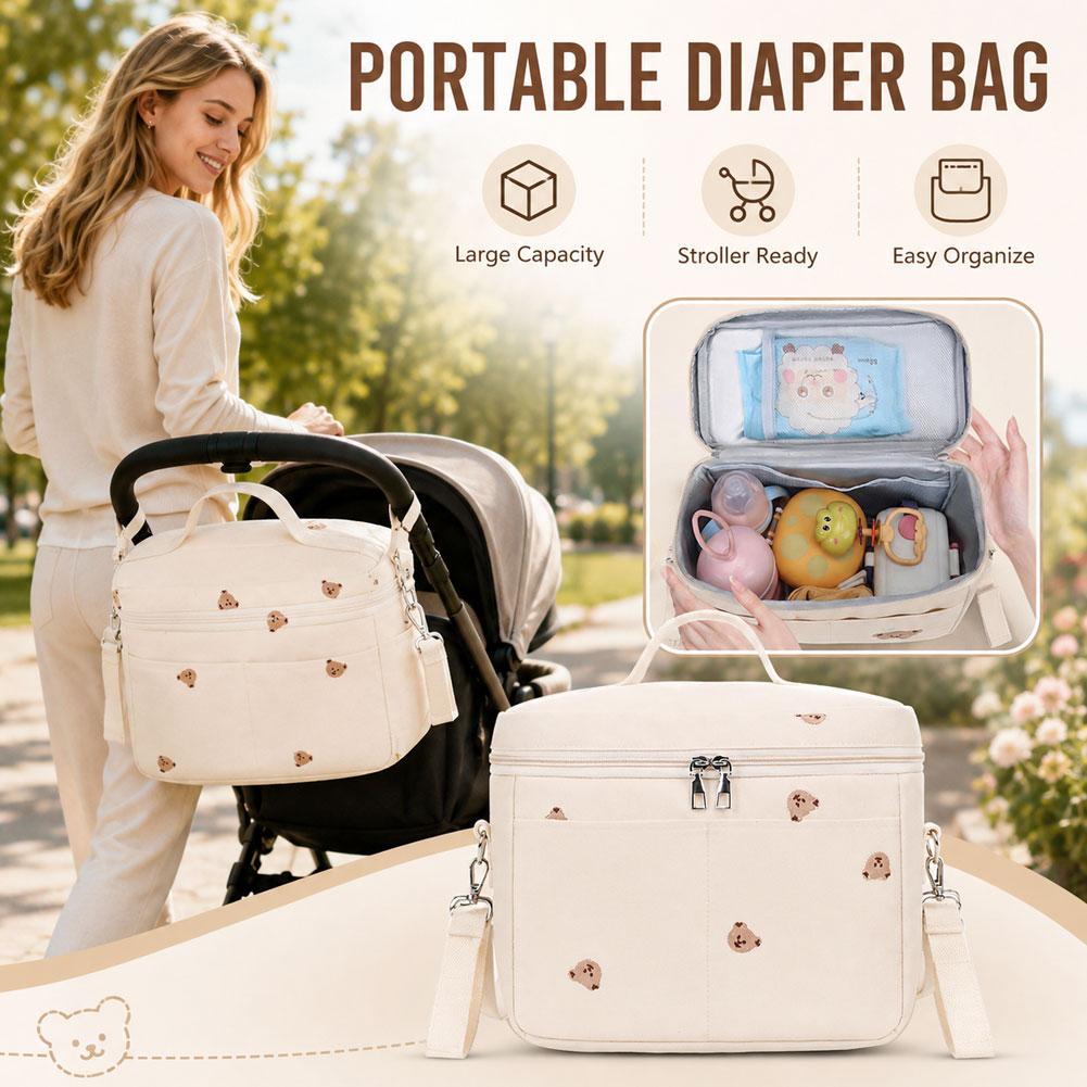 귀여운 곰돌이 보틀 쿨러 가방, 보온 보냉 유모차 정리 - Backpack Diaper Bag 리뷰 및 가격