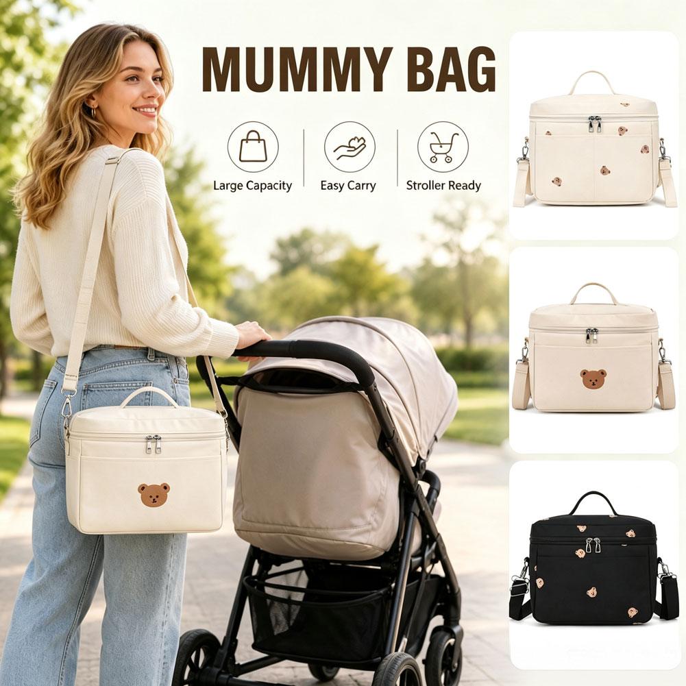 귀여운 곰돌이 보틀 쿨러 가방, 보온 보냉 유모차 정리 - Backpack Diaper Bag 리뷰 및 가격