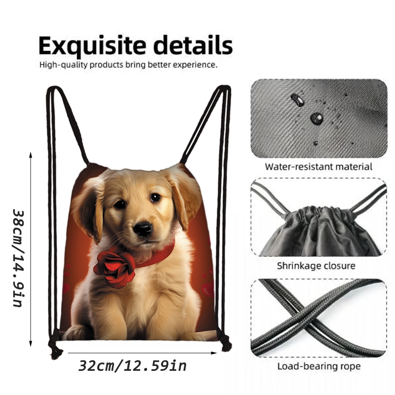 어린이용 프린트 드로스트링 쇼핑백 남성용 핫 게임 디자 - Drawstring Gym Bag 리뷰 및 가격