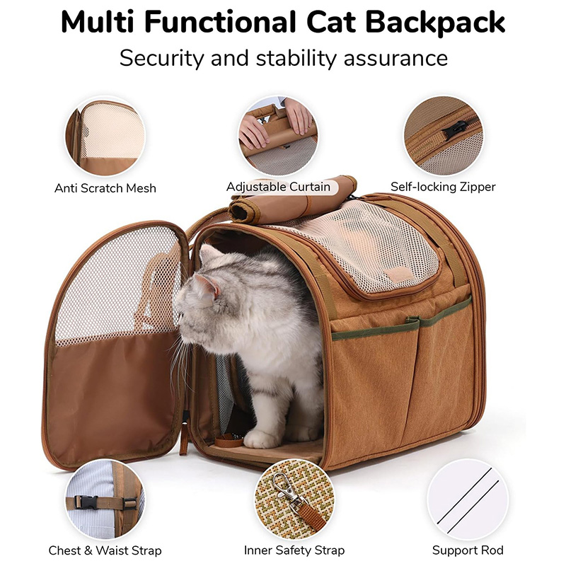 휴대용 고양이 배낭, 확장 가능한 대용량 반려동물 배낭 - Foldable Backpack Small 리뷰 및 가격