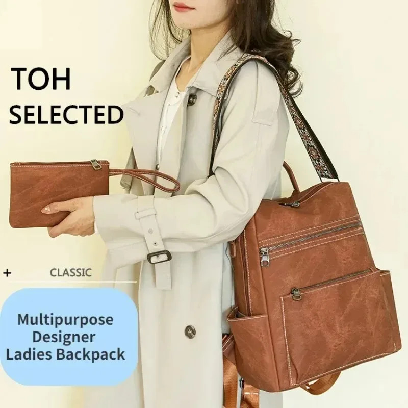 2026년 신상 여성용 PU 가죽 방수 도난 방지 패션 - Travel Backpack Anti Theft 리뷰 및 가격