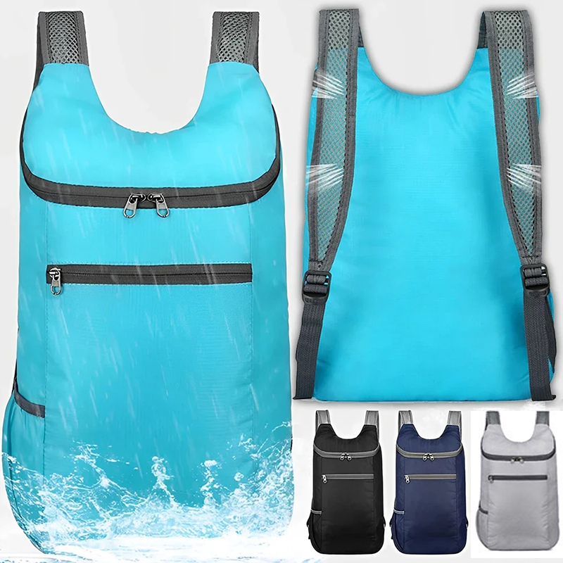 남녀공용 야외 스포츠 방수 접이식 배낭, 대용량 휴대용 - Foldable Backpack Small 리뷰 및 가격