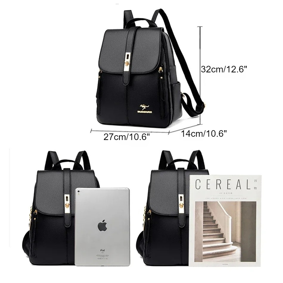 여성 가죽 대용량 배낭 여자를위한 고품질 빈티지 학교  - Leather Backpack Vintage 리뷰 및 가격