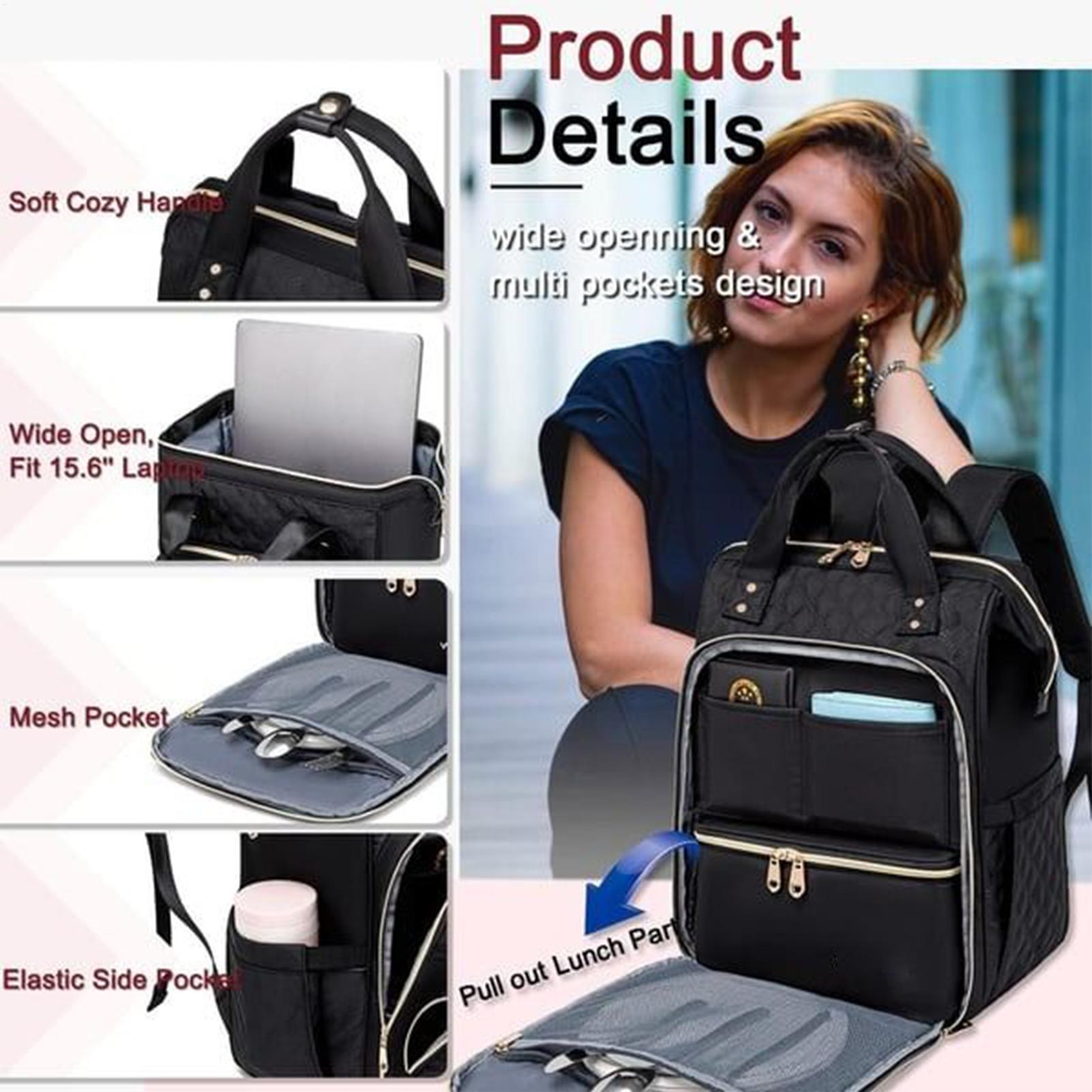 직장 및 학교용 2-in-1 점심 배낭, 15.6인치  - Laptop Backpack 15.6 리뷰 및 가격