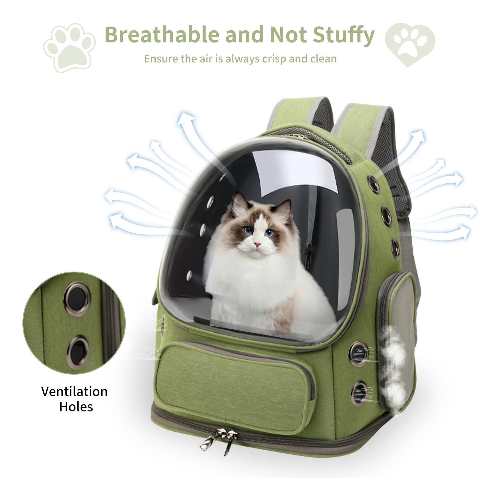 고양이용 배낭형 이동 가방, 통기성이 좋은 소재, 넉넉 - Foldable Backpack Small 리뷰 및 가격