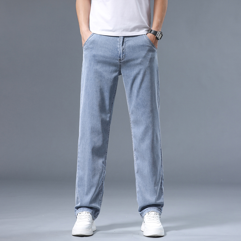 2026년 여름 아이스 실크 얇은 사계절 남성용 청바지 - Levis Jeans 501 리뷰 및 가격