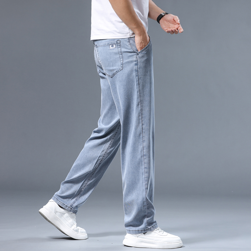 2026년 여름 아이스 실크 얇은 사계절 남성용 청바지 - Levis Jeans 501 리뷰 및 가격