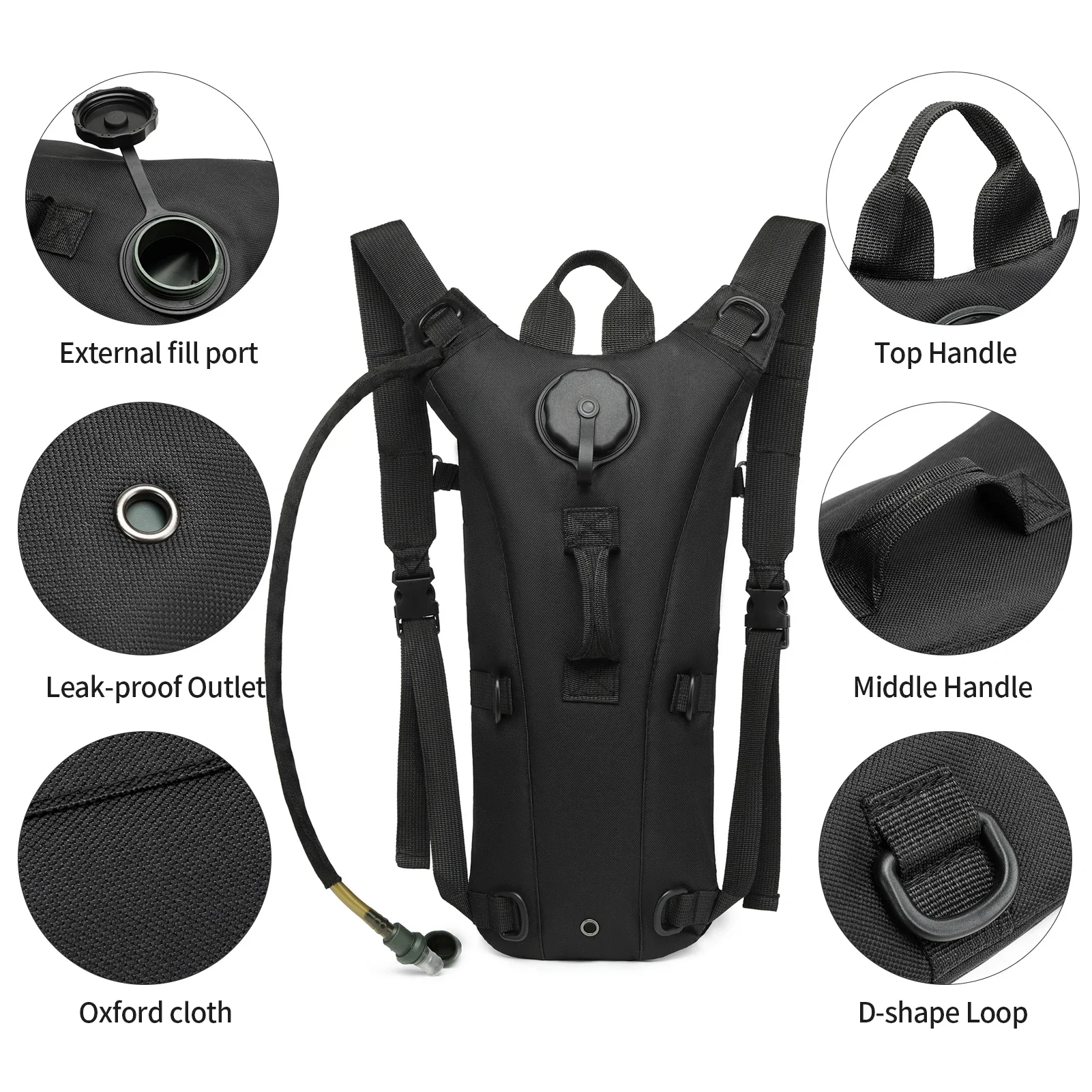 군용 전술용 카멜 백팩, 3L 방수 물주머니 포함, 러 - Rucksack Military Style 리뷰 및 가격