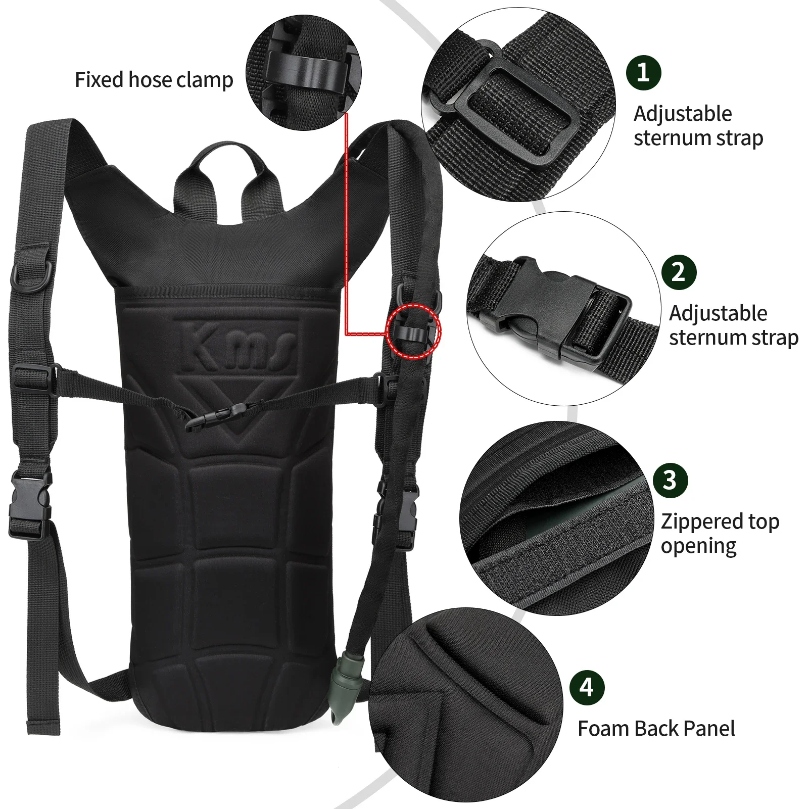 군용 전술용 카멜 백팩, 3L 방수 물주머니 포함, 러 - Rucksack Military Style 리뷰 및 가격